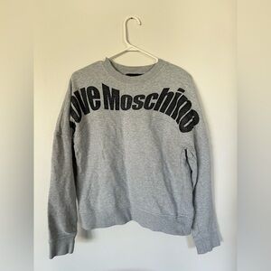 Love Moschino Grey Crew Neck Size L (8)